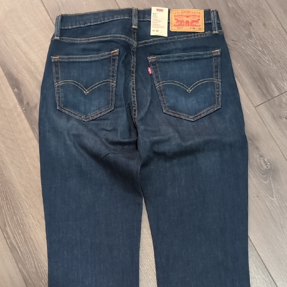 Levi's Men's Dark Indigo Slim Leg Jeans